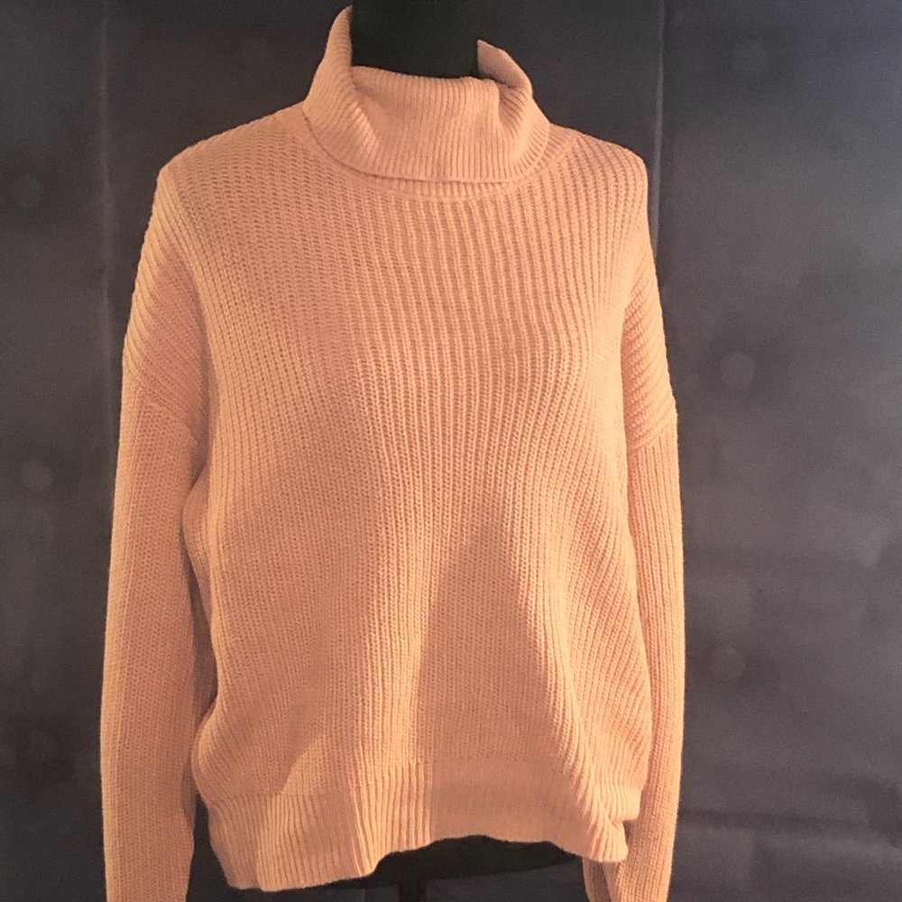 Mauve Cowl Neck Sweater